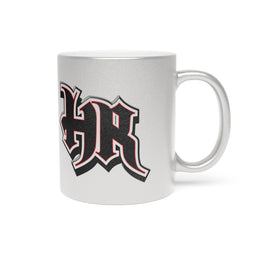 HIGH ROLLER LOGO Silver Metallic Mug