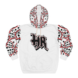 HR PLAIN WHITE Dice Pullover Hoodie