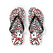 HR WHITE DICE Unisex Flip Flops