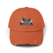 HIGH ROLLER Unisex Distressed Cap