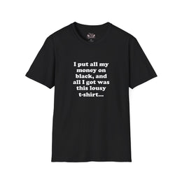 HR Black Comedic Unisex T-Shirt