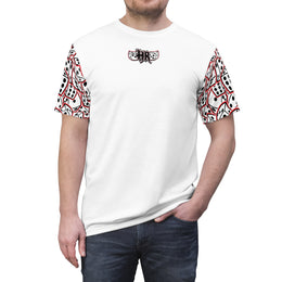 HR 2 WHITE DICE ARM Unisex TEE