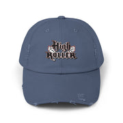 HIGH ROLLER Unisex Distressed Cap