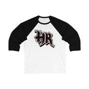 HIGH ROLLER Unisex 3\4 Sleeve Baseball Tee