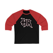 HIGH ROLLER Unisex 3\4 Sleeve Baseball Tee