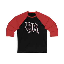 HIGH ROLLER Unisex 3\4 Sleeve Baseball Tee