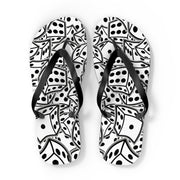 HR GREY DICE Unisex Flip Flops