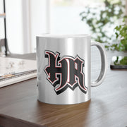 HIGH ROLLER LOGO Silver Metallic Mug