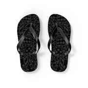 HR BLACK DICE Unisex Flip Flops