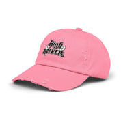 HIGH ROLLER Unisex Distressed Cap