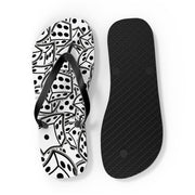 HR GREY DICE Unisex Flip Flops