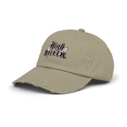 HIGH ROLLER Unisex Distressed Cap