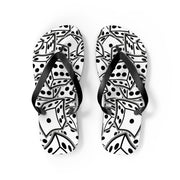 HR GREY DICE Unisex Flip Flops