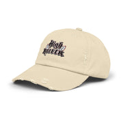 HIGH ROLLER Unisex Distressed Cap