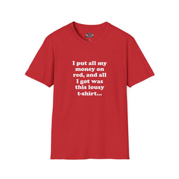 HR Red Comedic Unisex T-Shirt